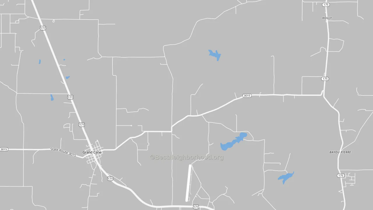 Transit Grade map of Kingston, LA