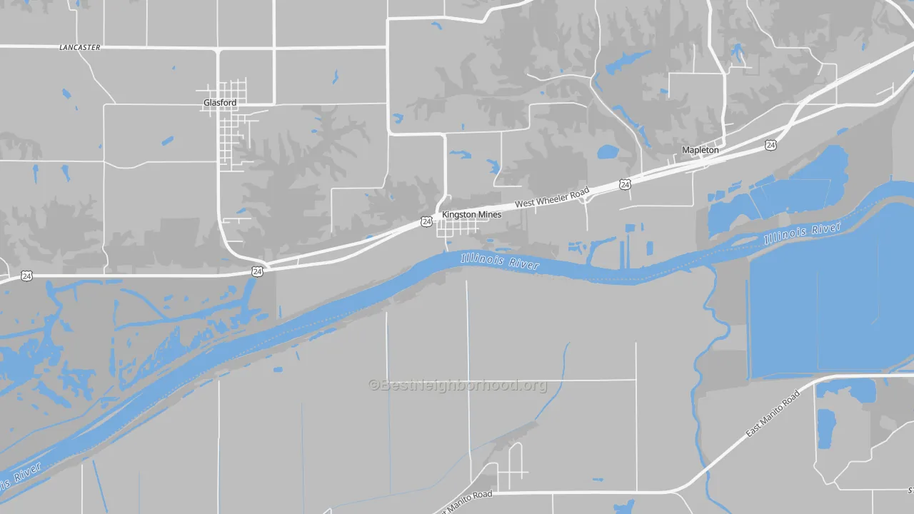 Transit Grade map of Kingston Mines, IL