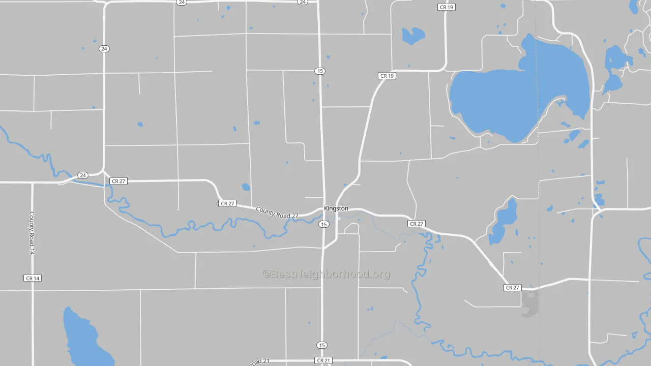 Transit Grade map of Kingston, MN