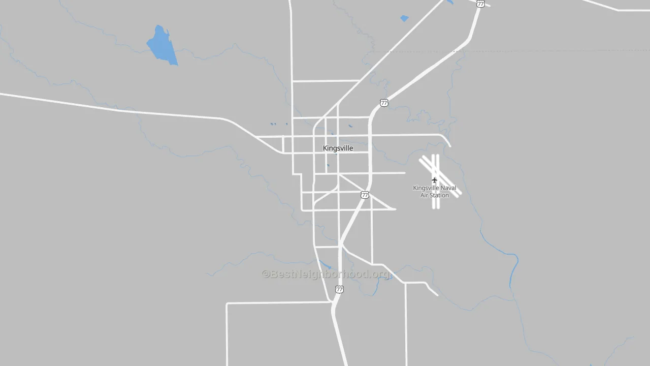 Transit Grade map of Kingsville, TX