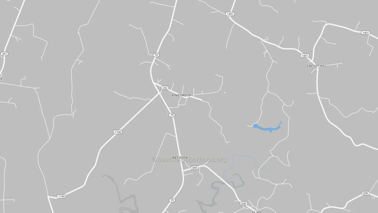 Transit Grade map of Kingswood, KY