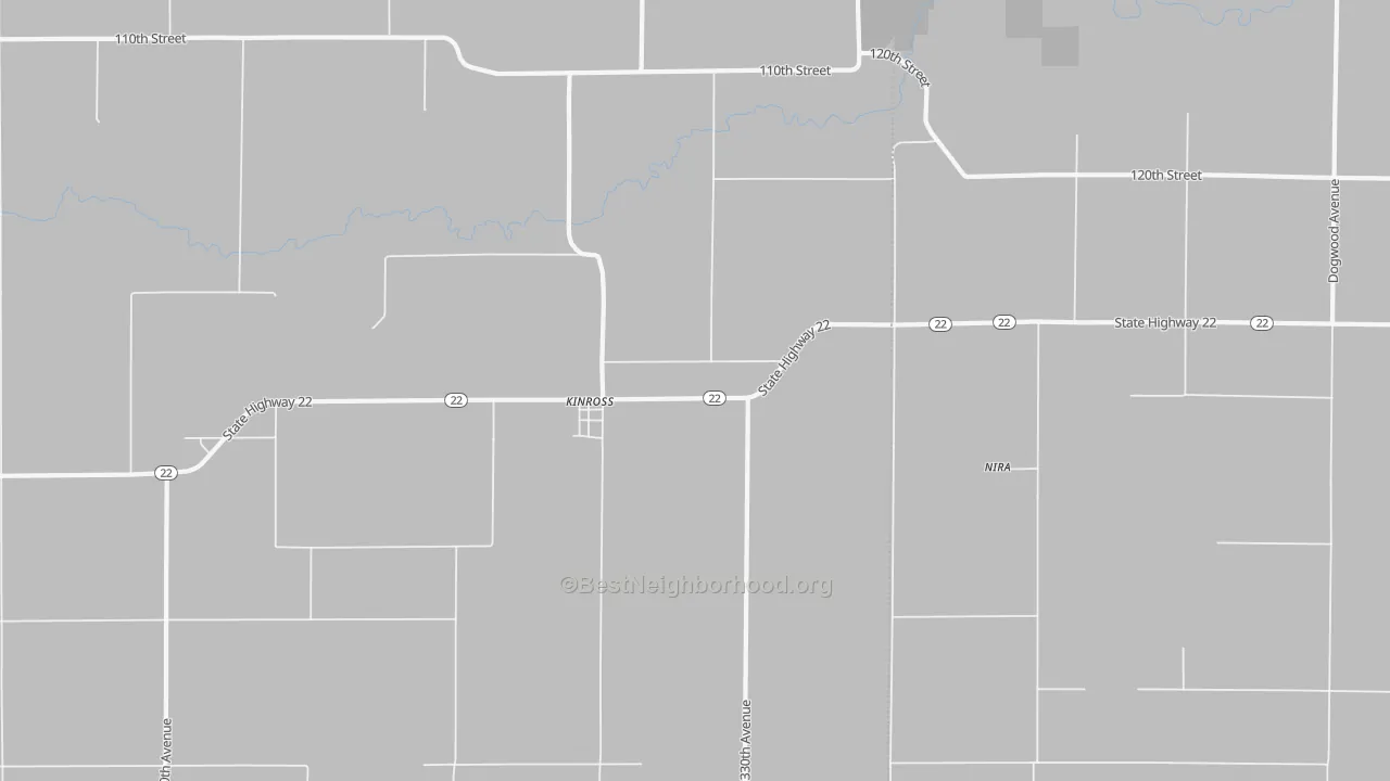 Transit Grade map of Kinross, IA