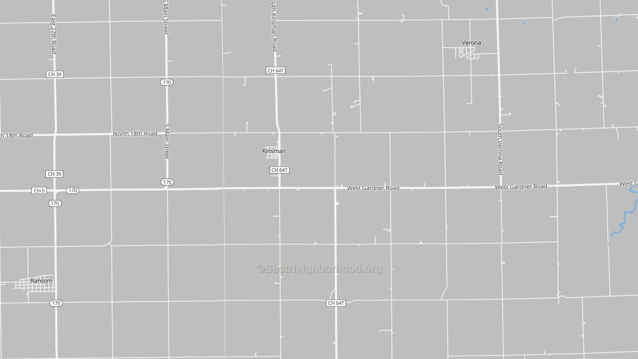 Transit Grade map of Kinsman, IL