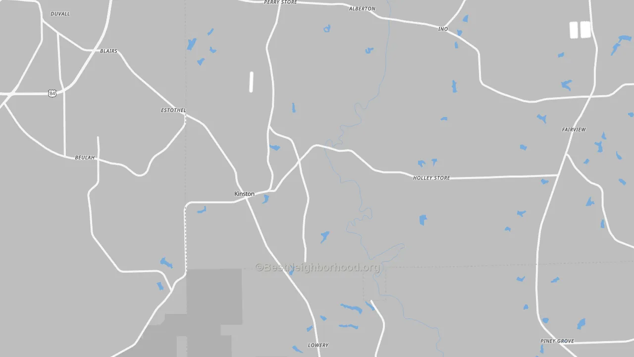 Transit Grade map of Kinston, AL