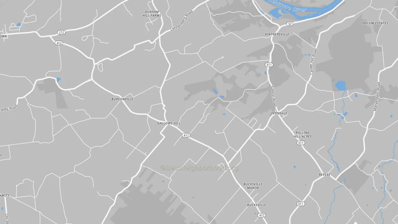 Transit Grade map of Kintnersville, PA