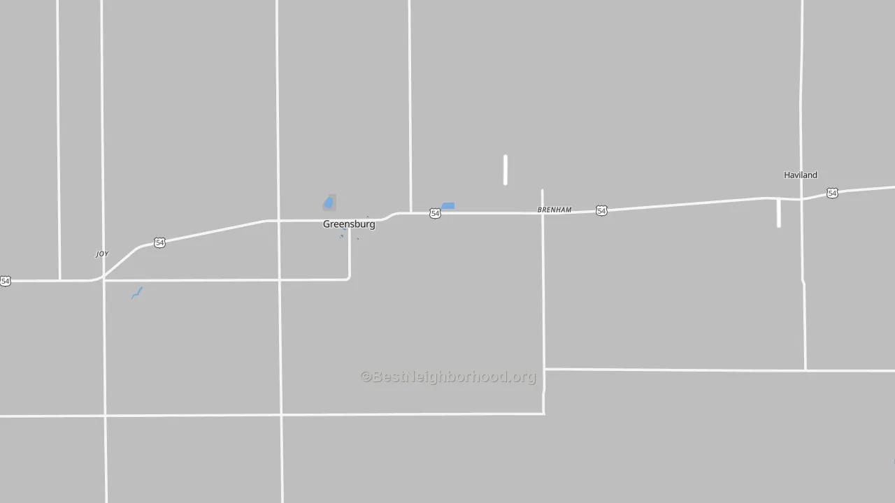 Transit Grade map of Kiowa County, KS
