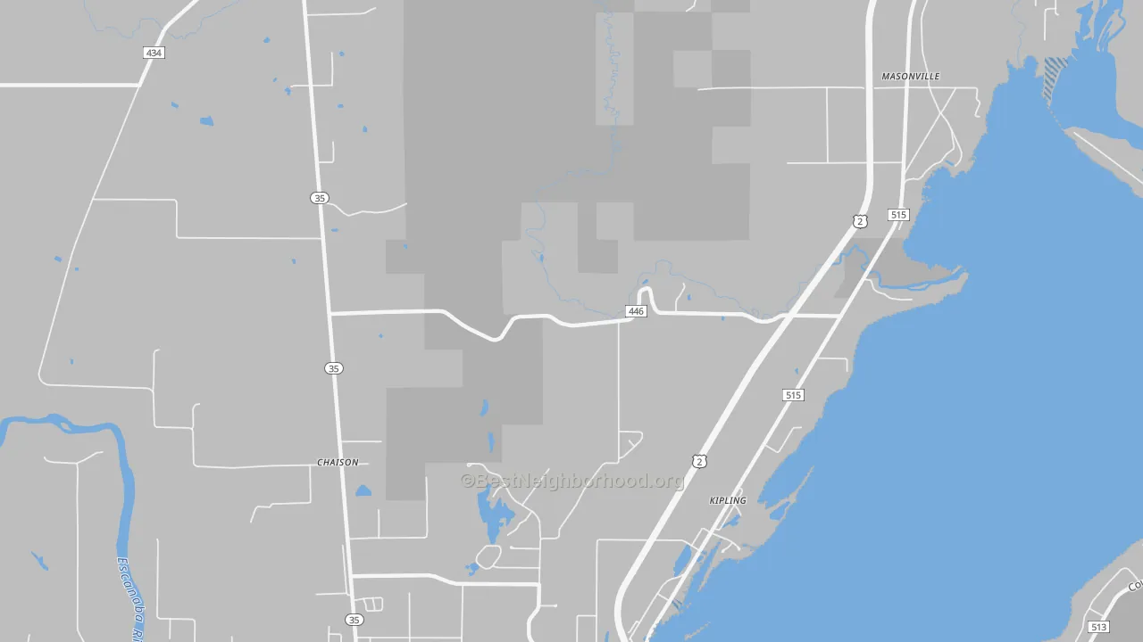 Transit Grade map of Kipling, MI