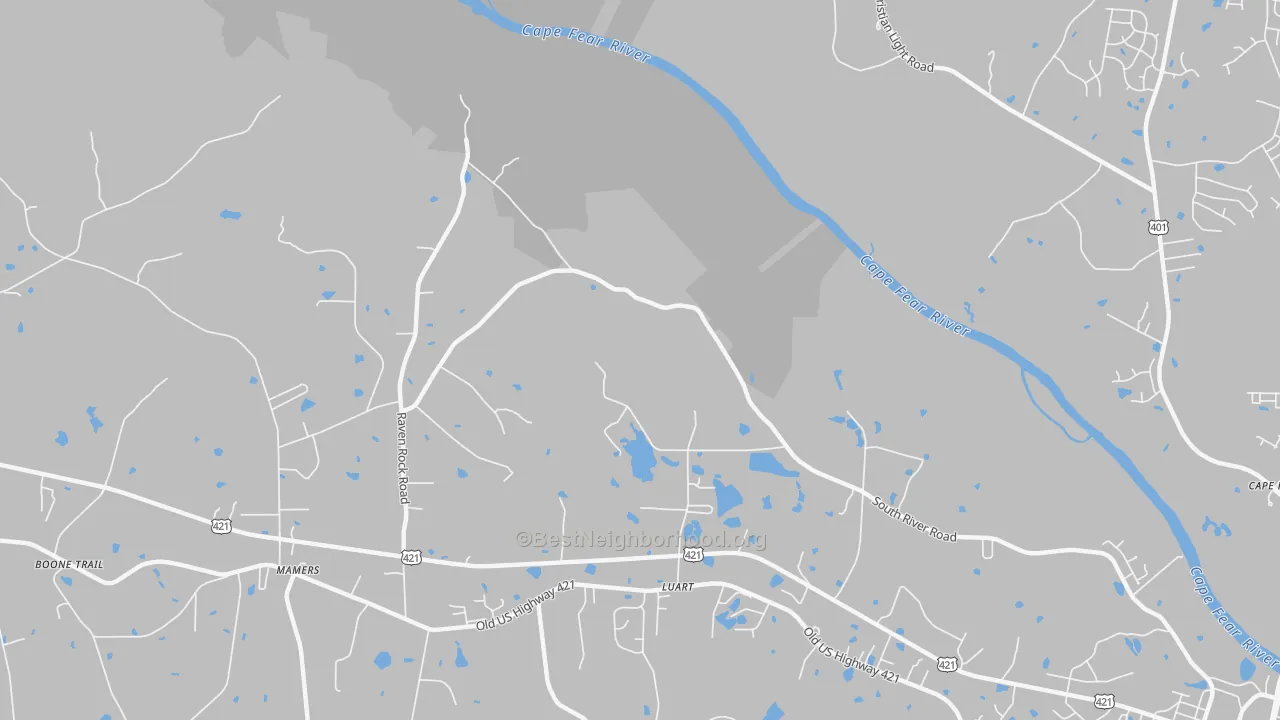 Transit Grade map of Kipling, NC