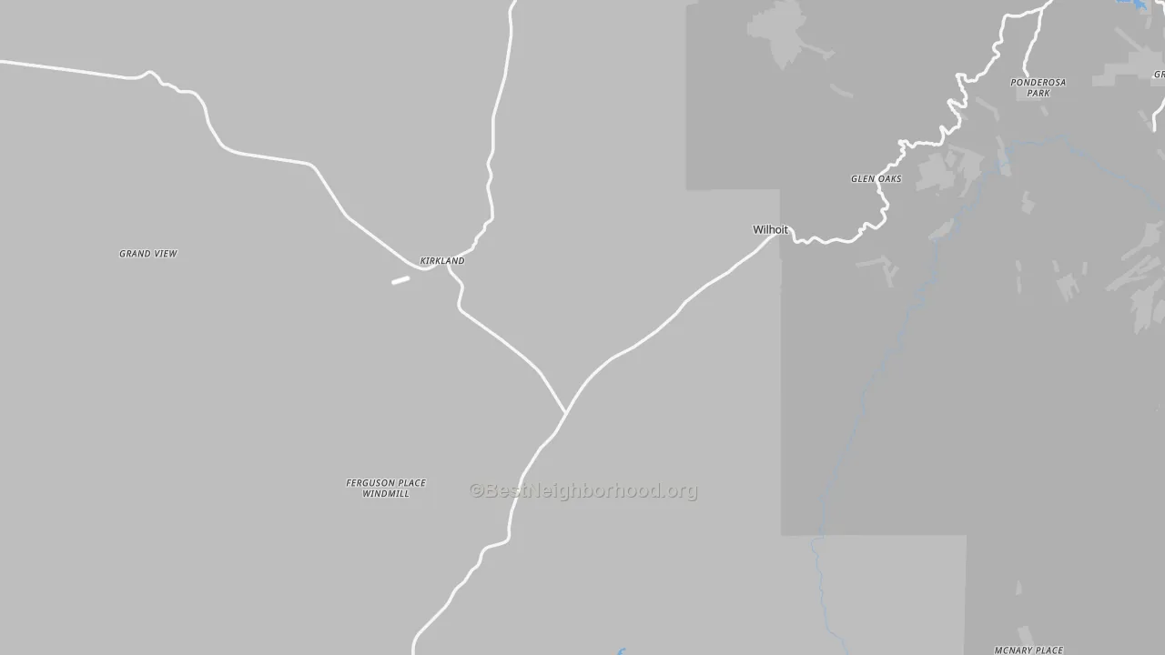 Transit Grade map of Kirkland, AZ