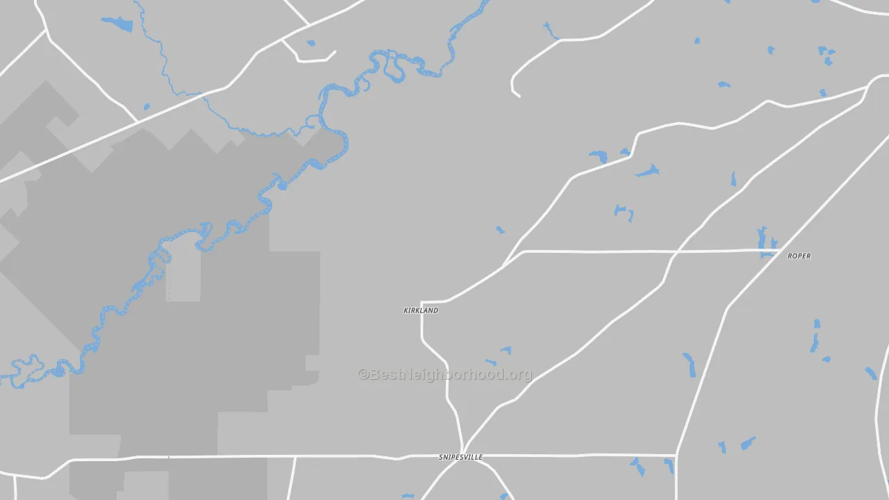 Transit Grade map of Kirkland, GA