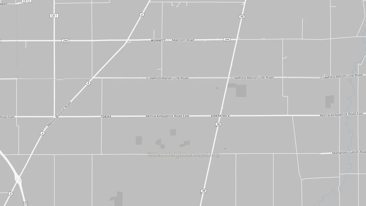 Transit Grade map of Kirkpatrick, OH