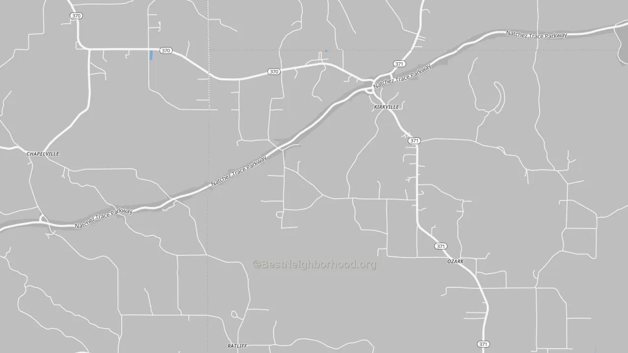 Transit Grade map of Kirkville, MS