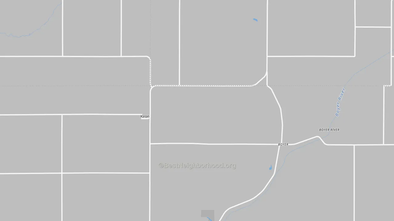 Transit Grade map of Kiron, IA