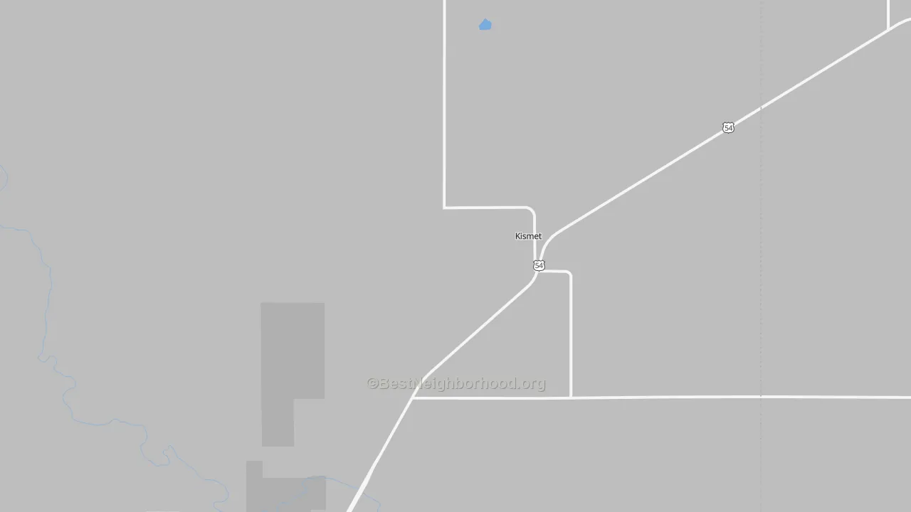 Transit Grade map of Kismet, KS
