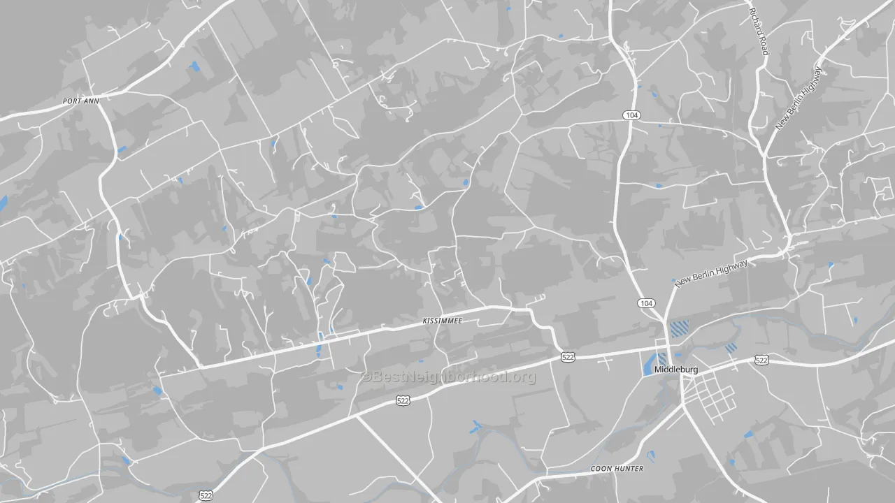 Transit Grade map of Kissimmee, PA