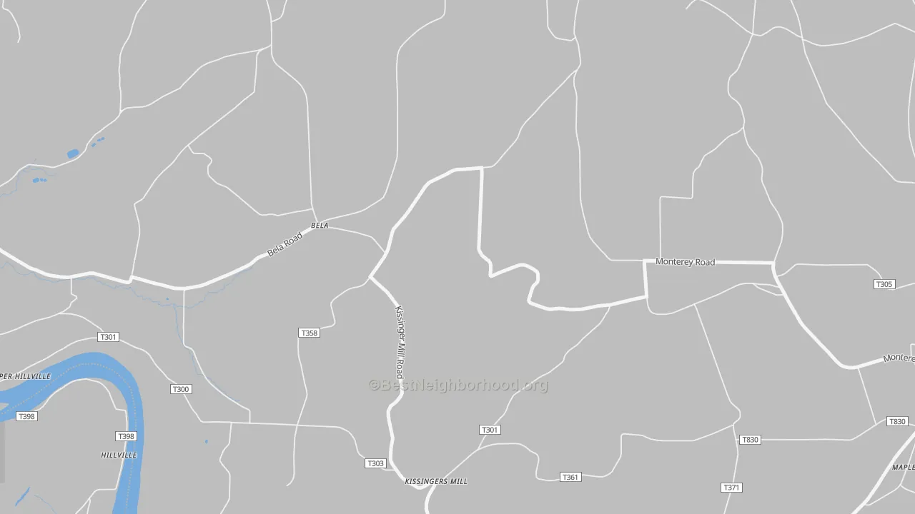 Transit Grade map of Kissingers Mill, PA