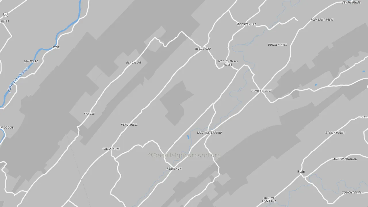 Transit Grade map of Kistler, PA