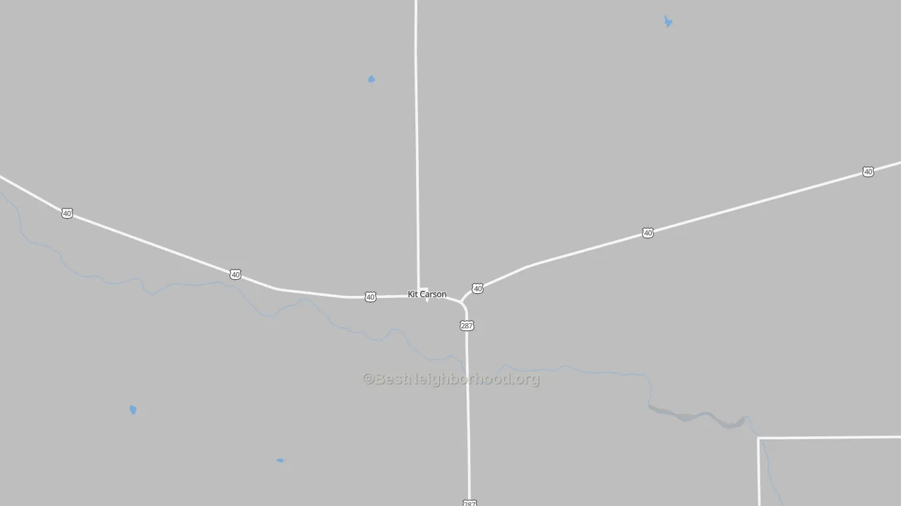 Transit Grade map of Kit Carson, CO