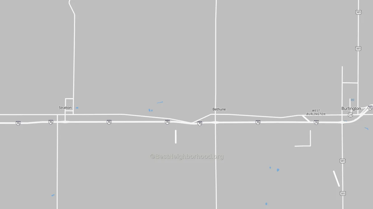 Transit Grade map of Kit Carson County, CO