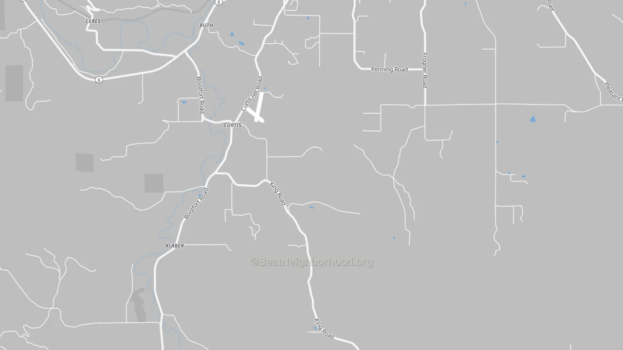 Transit Grade map of Klaber, WA