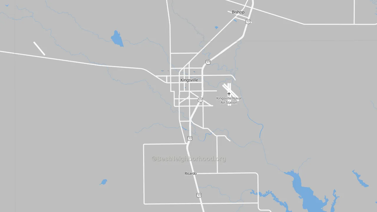 Transit Grade map of Kleberg County, TX