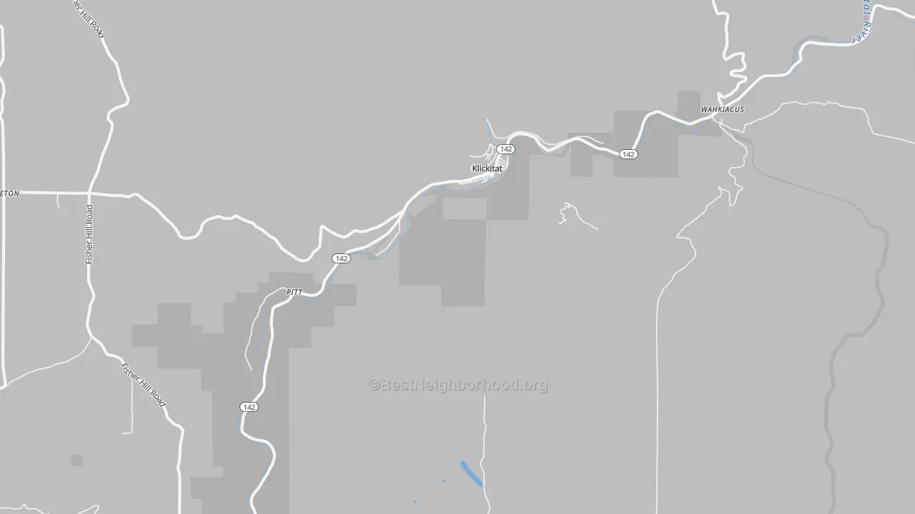Transit Grade map of Klickitat, WA
