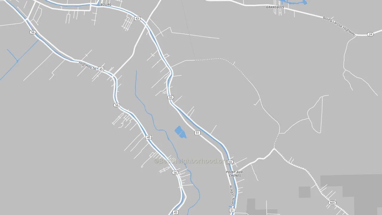 Transit Grade map of Klondyke, LA