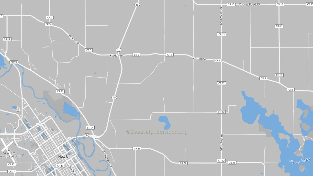 Transit Grade map of Klossner, MN