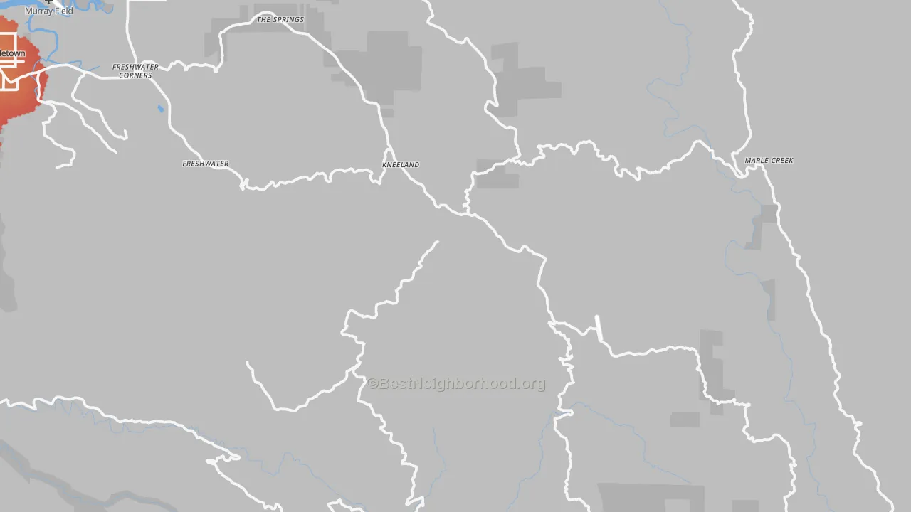 Transit Grade map of Kneeland, CA