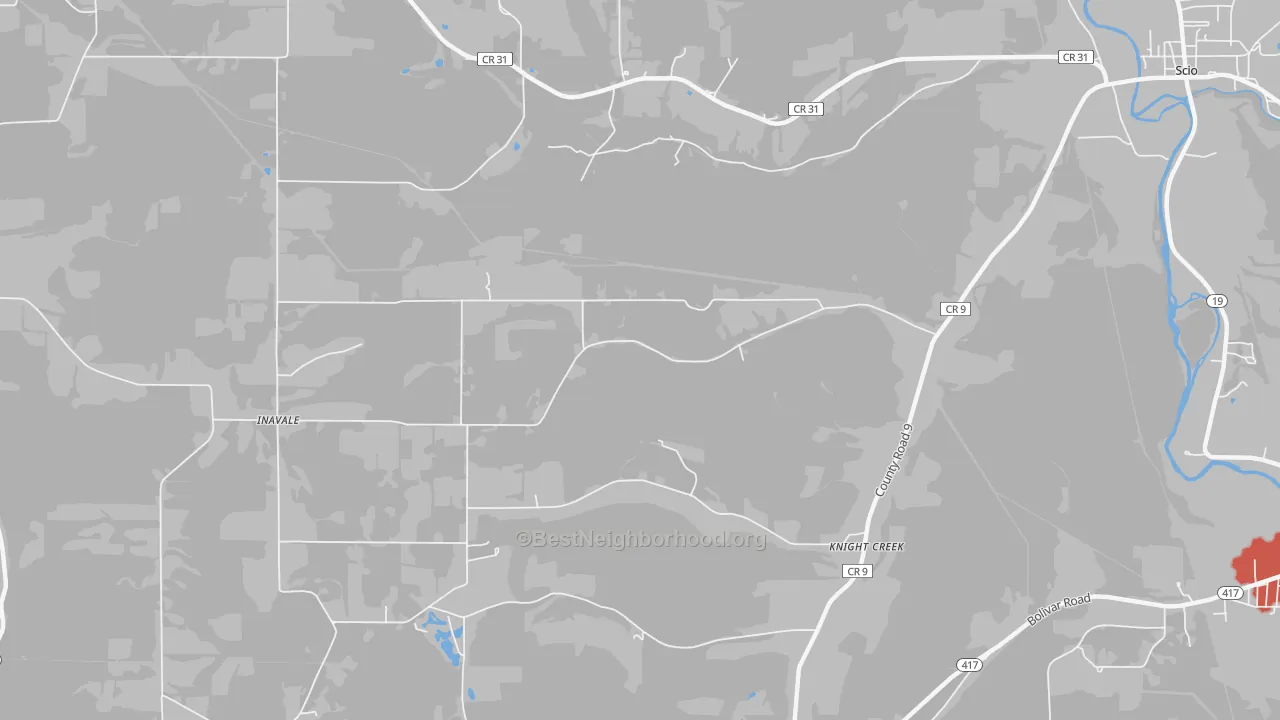 Transit Grade map of Knight Creek, NY