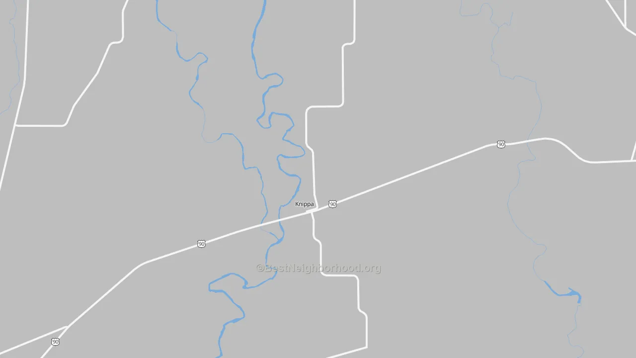Transit Grade map of Knippa, TX