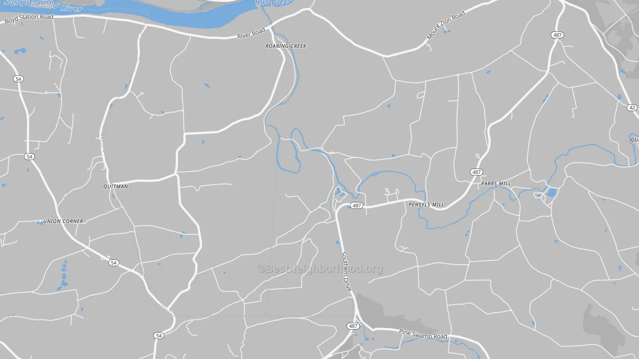 Transit Grade map of Knoebels Grove, PA