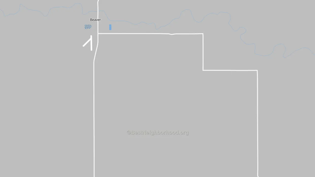 Transit Grade map of Knowles, OK