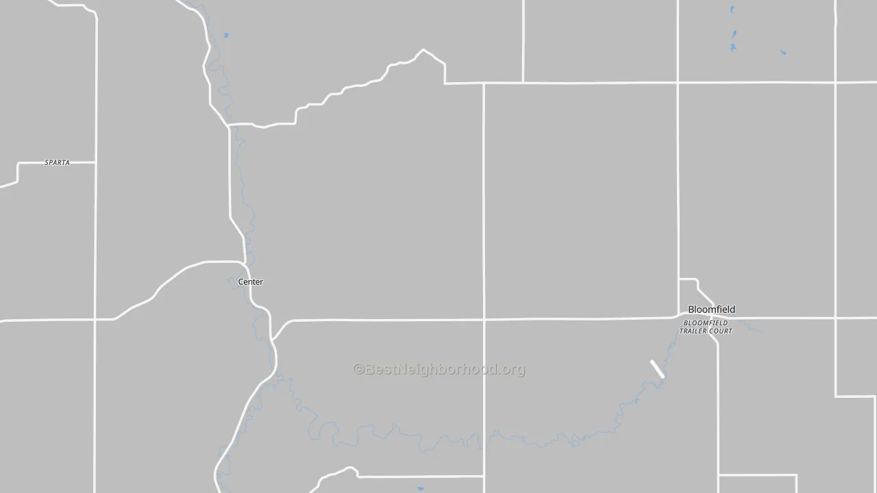 Transit Grade map of Knox County, NE