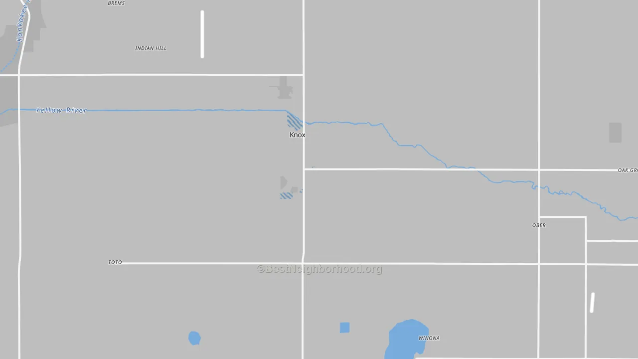 Transit Grade map of Knox, IN