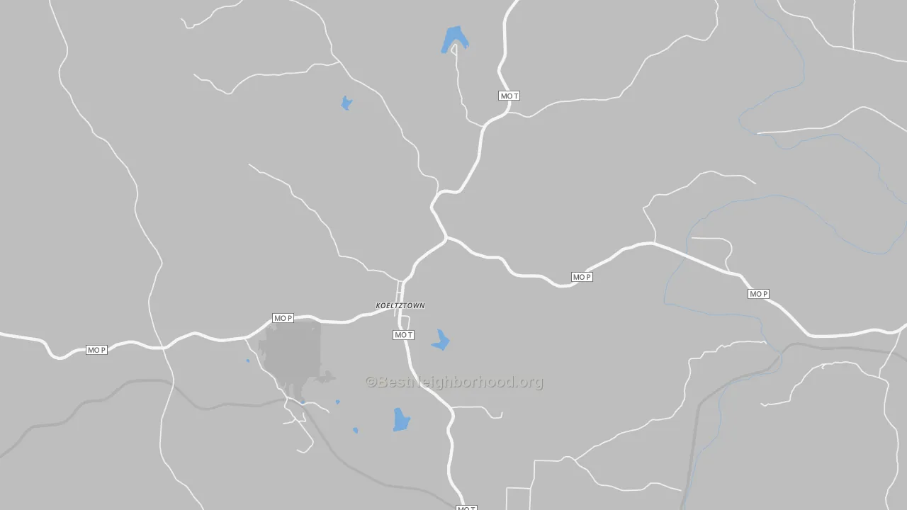 Transit Grade map of Koeltztown, MO
