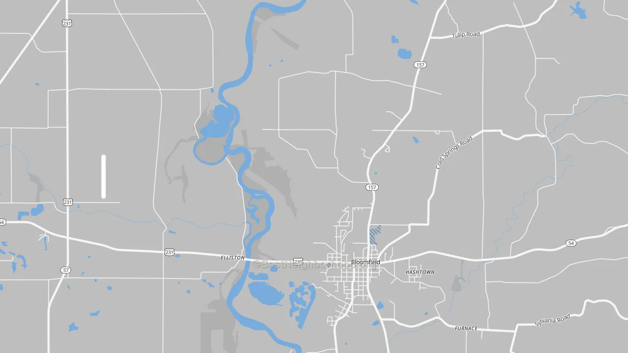Transit Grade map of Koleen, IN