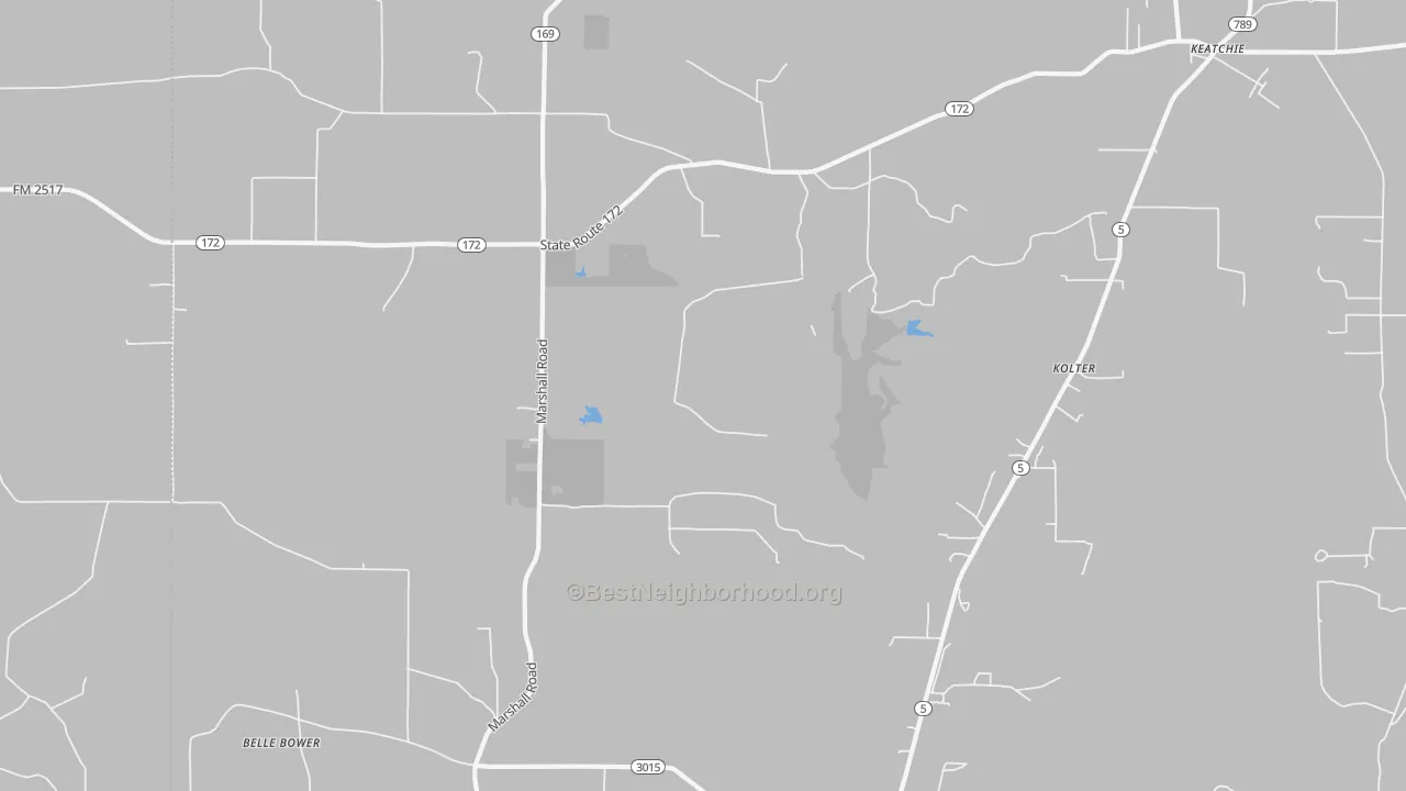 Transit Grade map of Kolter, LA
