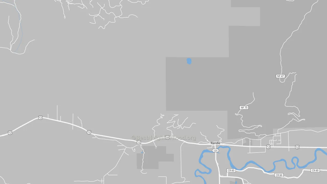 Transit Grade map of Kosmos, WA