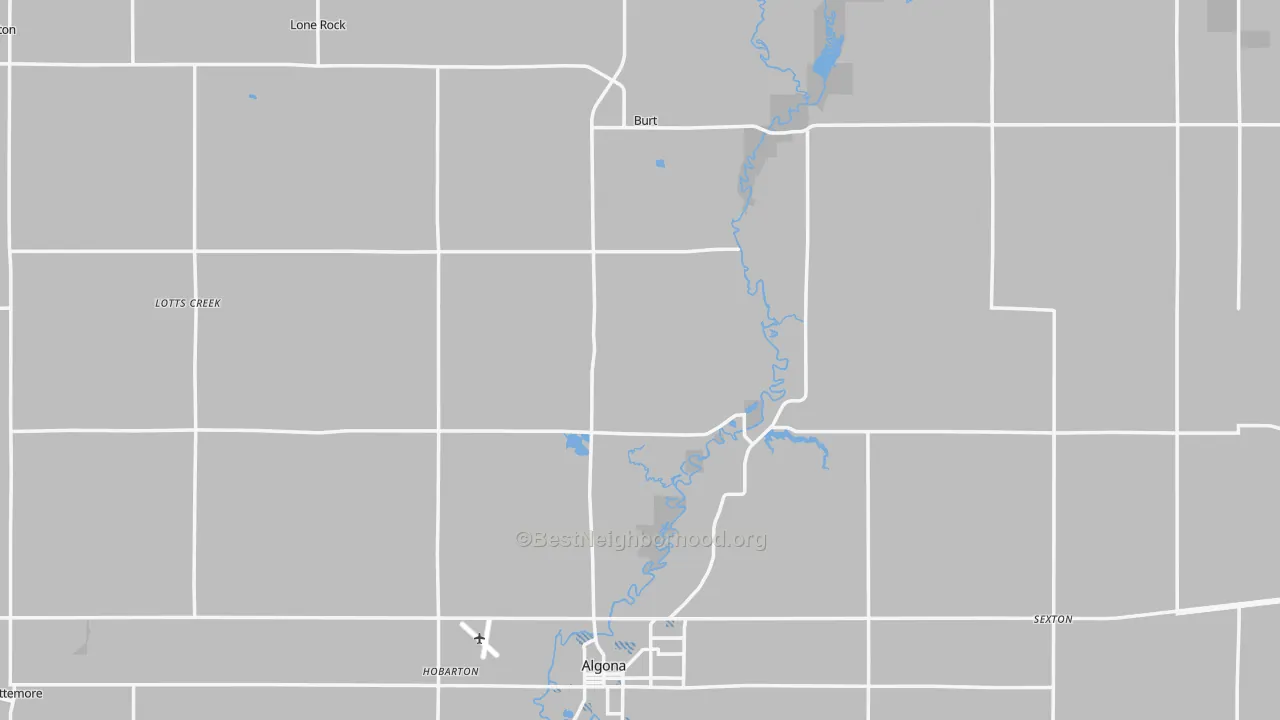 Transit Grade map of Kossuth County, IA