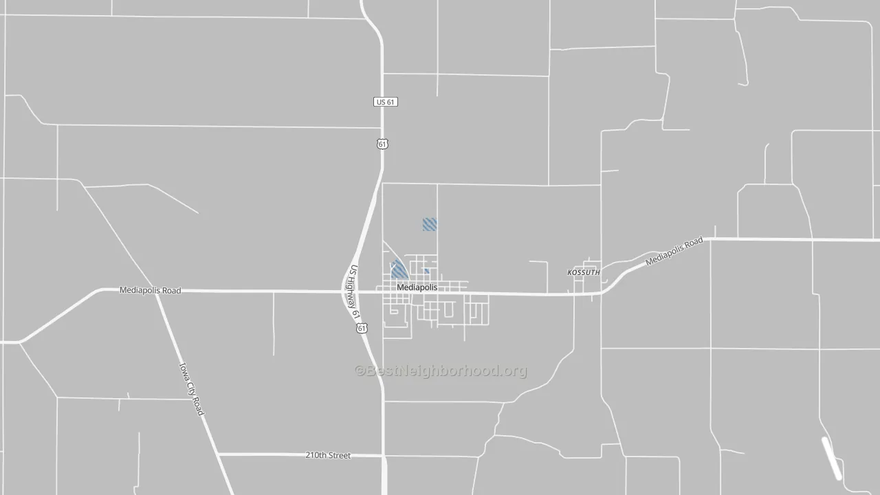 Transit Grade map of Kossuth, IA
