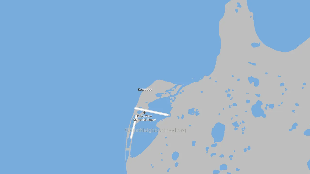 Transit Grade map of Kotzebue, AK