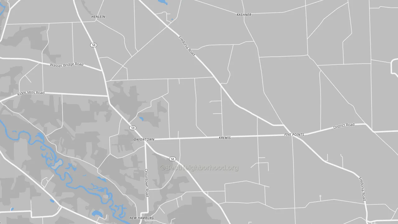 Transit Grade map of Kremis, PA