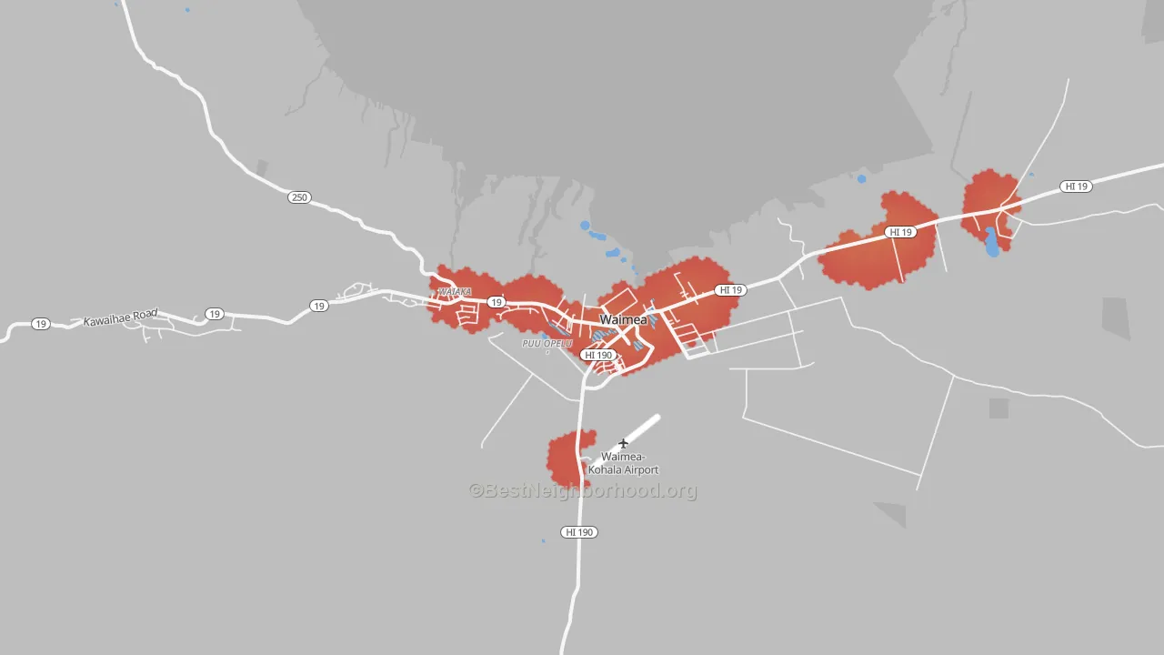 Transit Grade map of Kuhio Village, HI