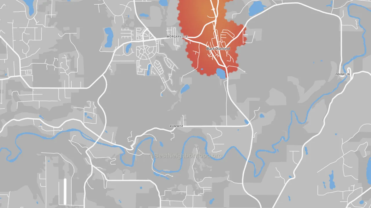Transit Grade map of Kummer, WA