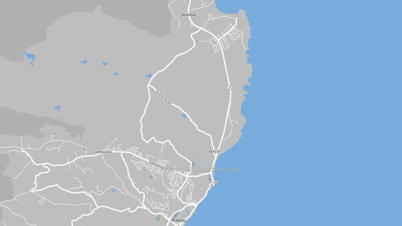Transit Grade map of Kumukumu, HI