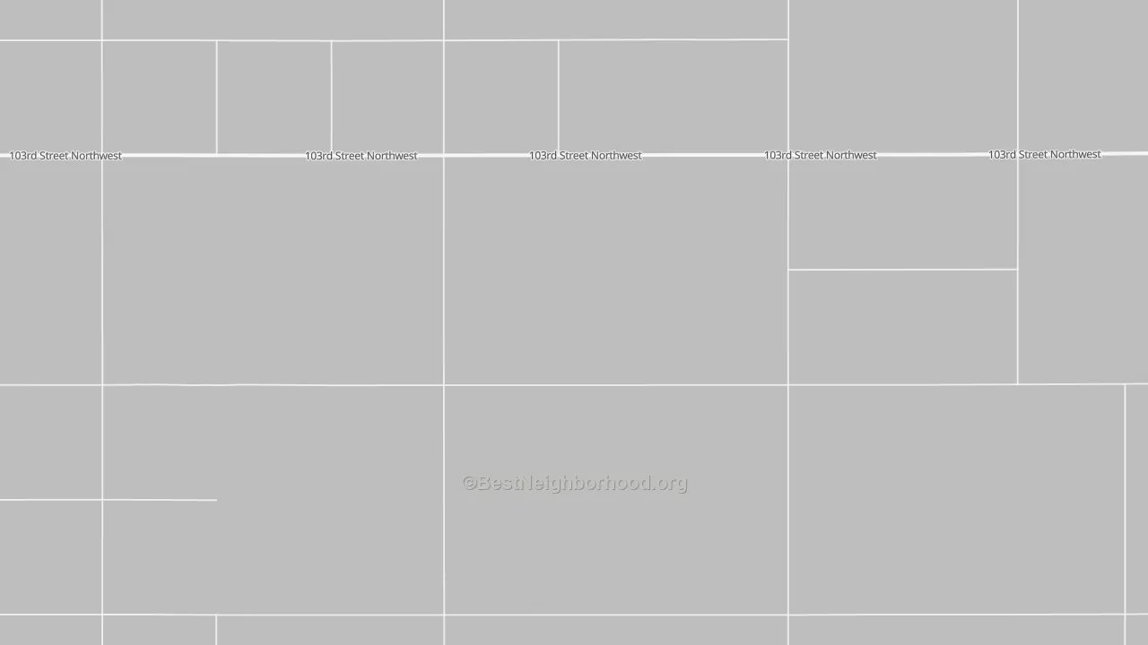 Transit Grade map of Kuroki, ND
