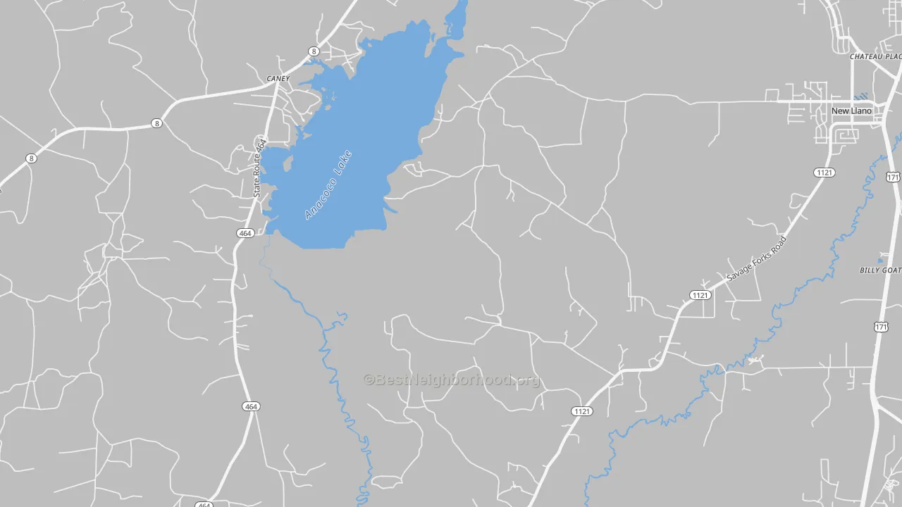 Transit Grade map of Kurthwood, LA