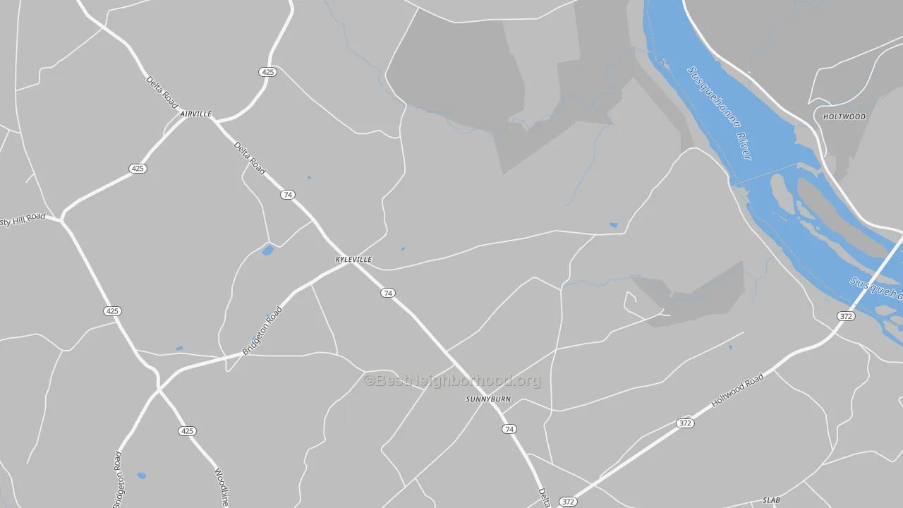 Transit Grade map of Kyleville, PA
