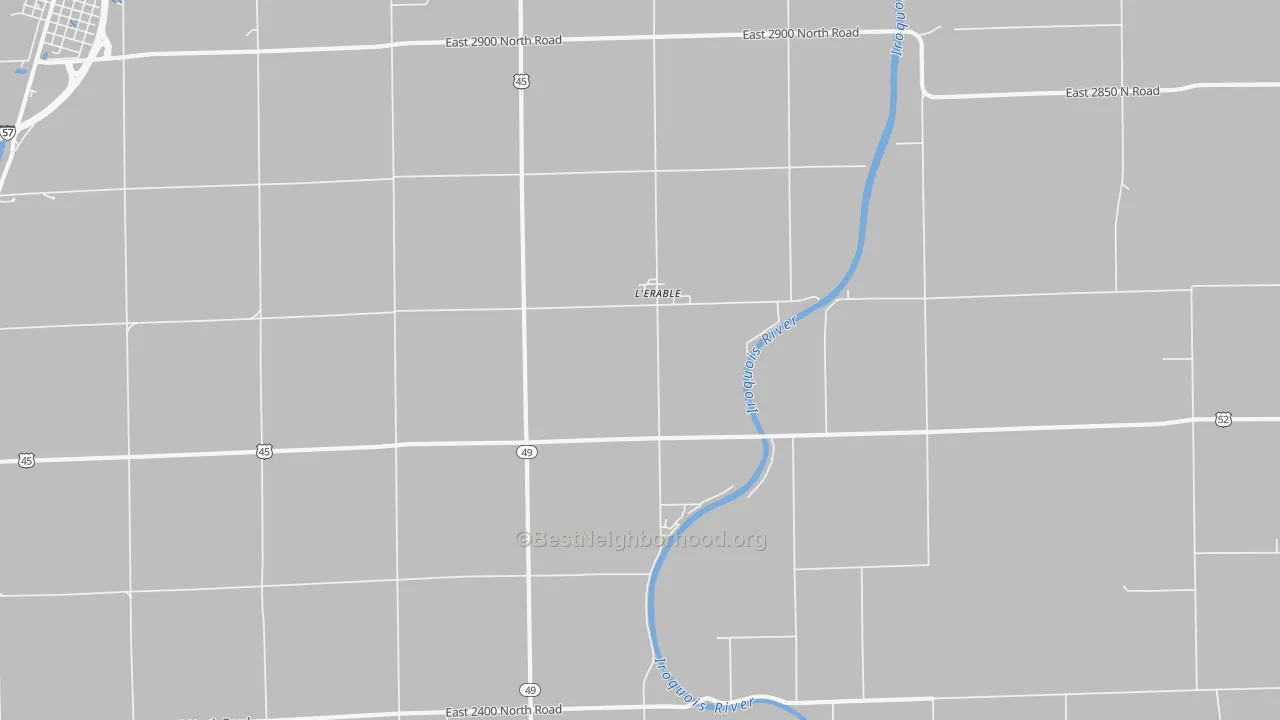 Transit Grade map of L'Erable, IL